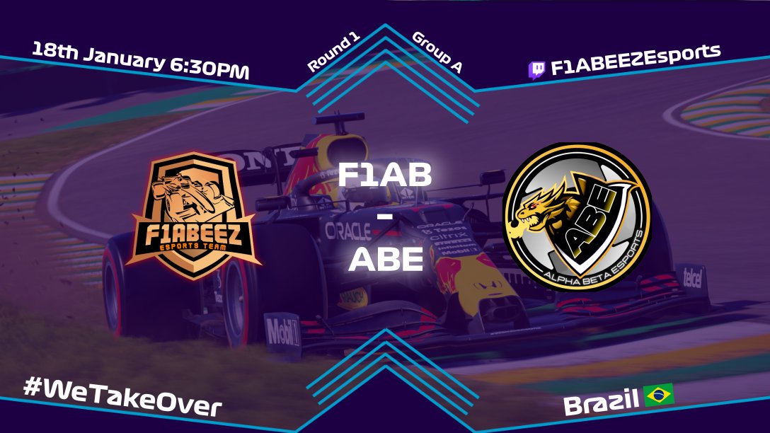 TORChampionship's tweet photo. Round 1 Group A
F1AB - ABE
⏰ 6:30pm GMT
🎙 https://t.co/UYttwsxV6j
#WeTakeOver https://t.co/DFjkXCklM7