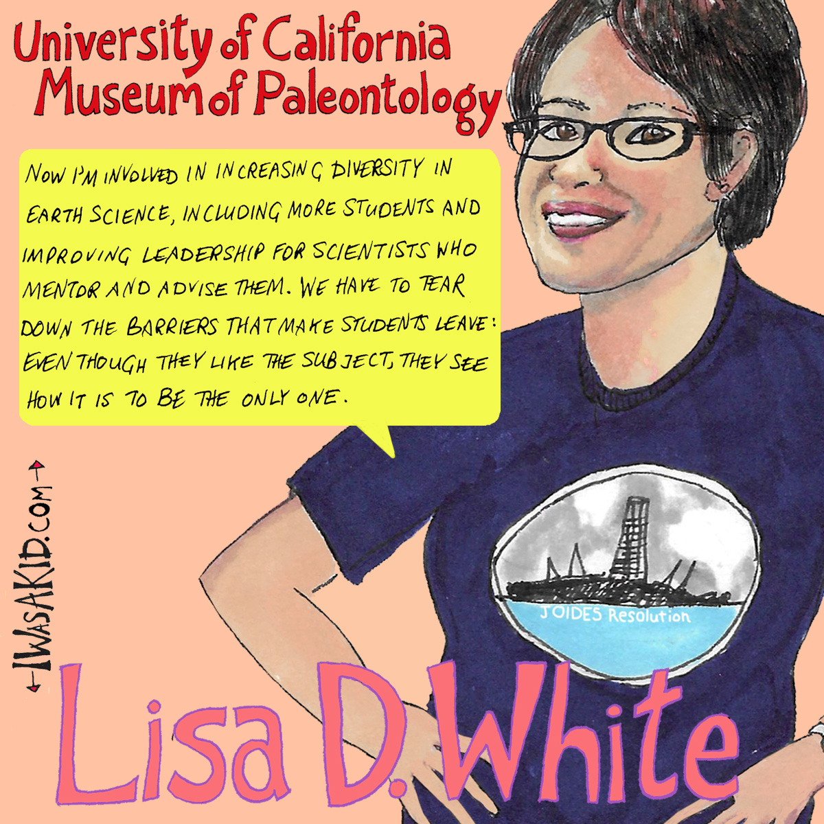 iwasakidSTEAM (@iwasakidsteam) on Twitter photo What are you doing here? Do you really belong? -- questions Lisa D. White dealt with as a kid. Now she works to tear down more barriers to science for today's kids. What was her path from there to here? IWasaKid.com @theJR <a href="/theAGU/">AGU (American Geophysical Union)</a> <a href="/lisatoafault/">Lisa White</a> <a href="/BillyMWilliams/">bwilliams@agu.org</a> #scicom What are you doing here? Do you really belong? -- questions Lisa D. White dealt with as a kid. Now she works to tear down more barriers to science for today's kids. What was her path from there to here? IWasaKid.com @theJR <a href="/theAGU/">AGU (American Geophysical Union)</a> <a href="/lisatoafault/">Lisa White</a> <a href="/BillyMWilliams/">bwilliams@agu.org</a> #scicom