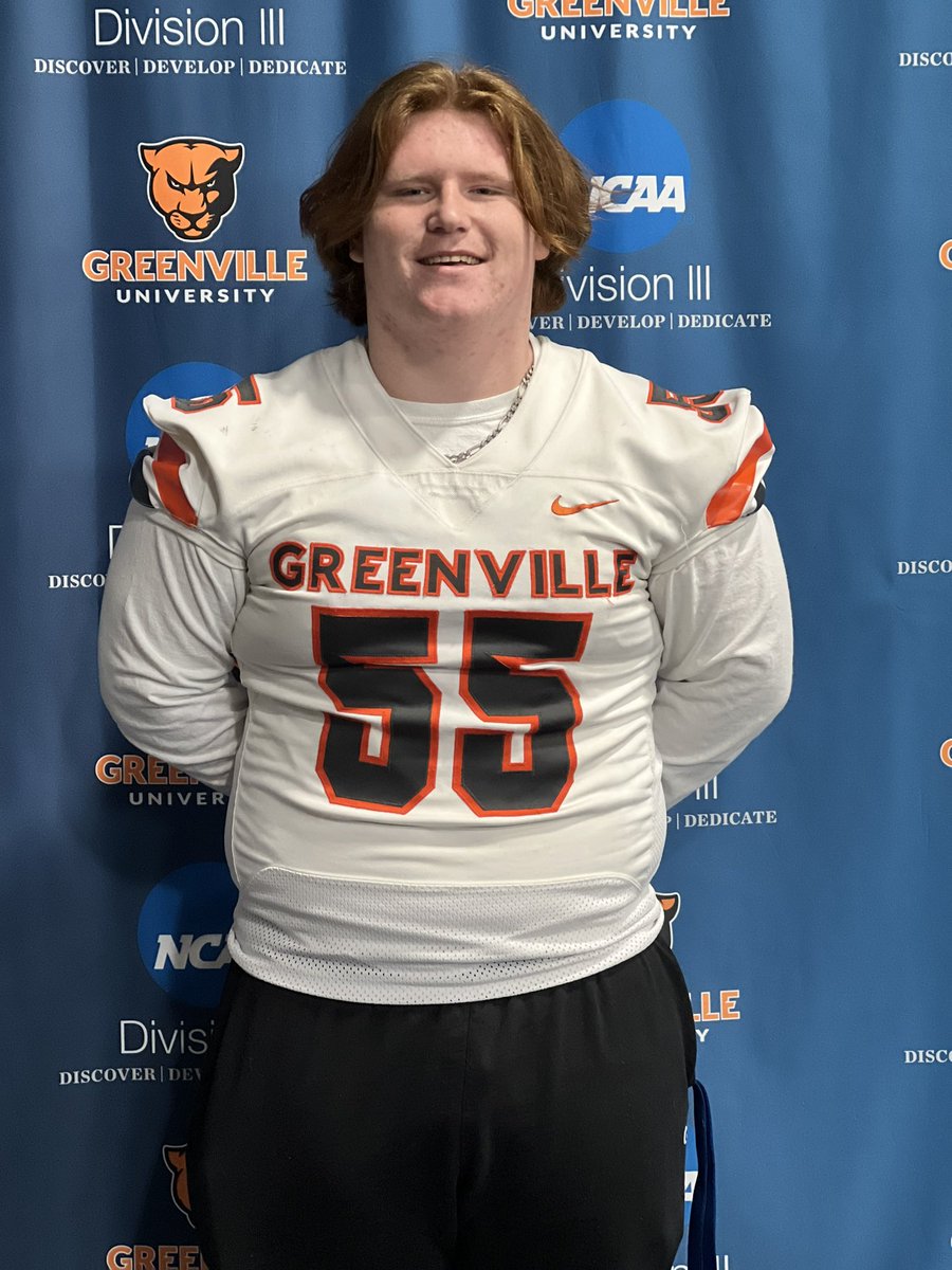 Thank You <a href="/EMAPFootball/">Greenville University Football</a> for the amazing visit! 🟠⚫️ <a href="/CoachTreyStille/">Coach Stille</a> <a href="/CoachLBell/">Lamar Bell</a>