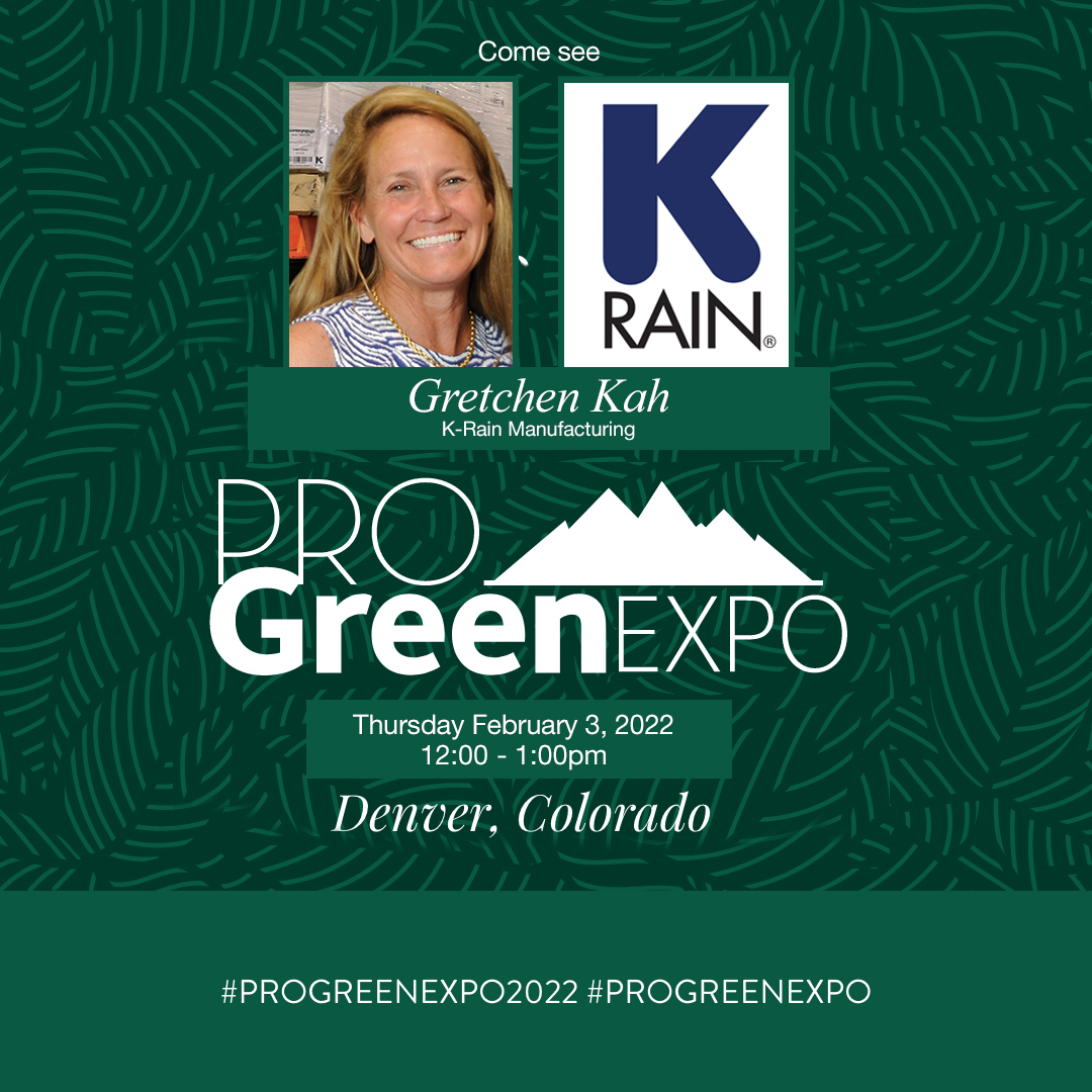 KRainSmartIdeas's tweet photo. We are getting geared up for the @progreenexpo.  For women in landscaping, our very own Gretchen Kah will be speaking on a panel at the Women in Green Lunch on Thurs., 2/3 from 12:00-1:00 p.m.

See us at booth 534.

#progreenexpo #progreenexpo2022 #krain https://t.co/c1mexUh1wi