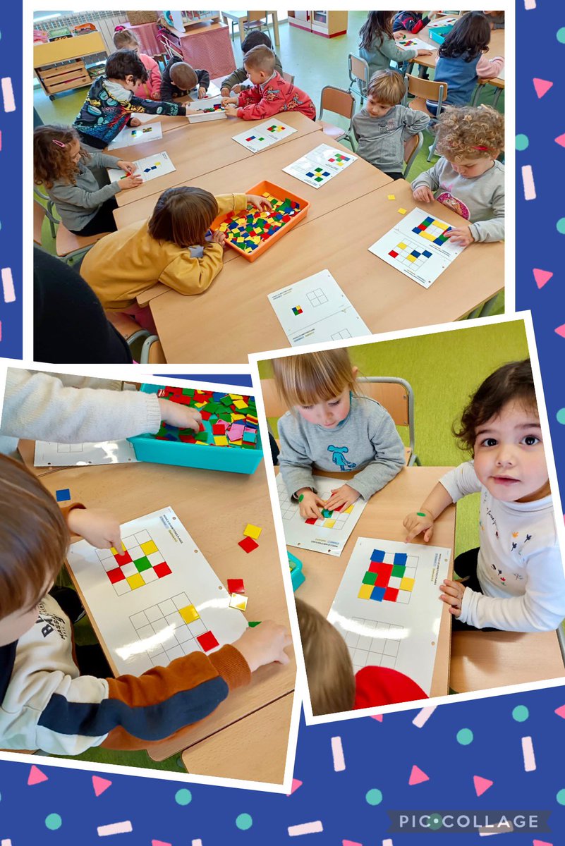 IEVilaRoma's tweet photo. Amb el material d'@innovamat_cat, a p3 aprenem la superposició i la translació de fitxes planes. #matemàtiques #aprenentatge @aliancesmagnet #bateguemjunts https://t.co/rTxn8IUdKM