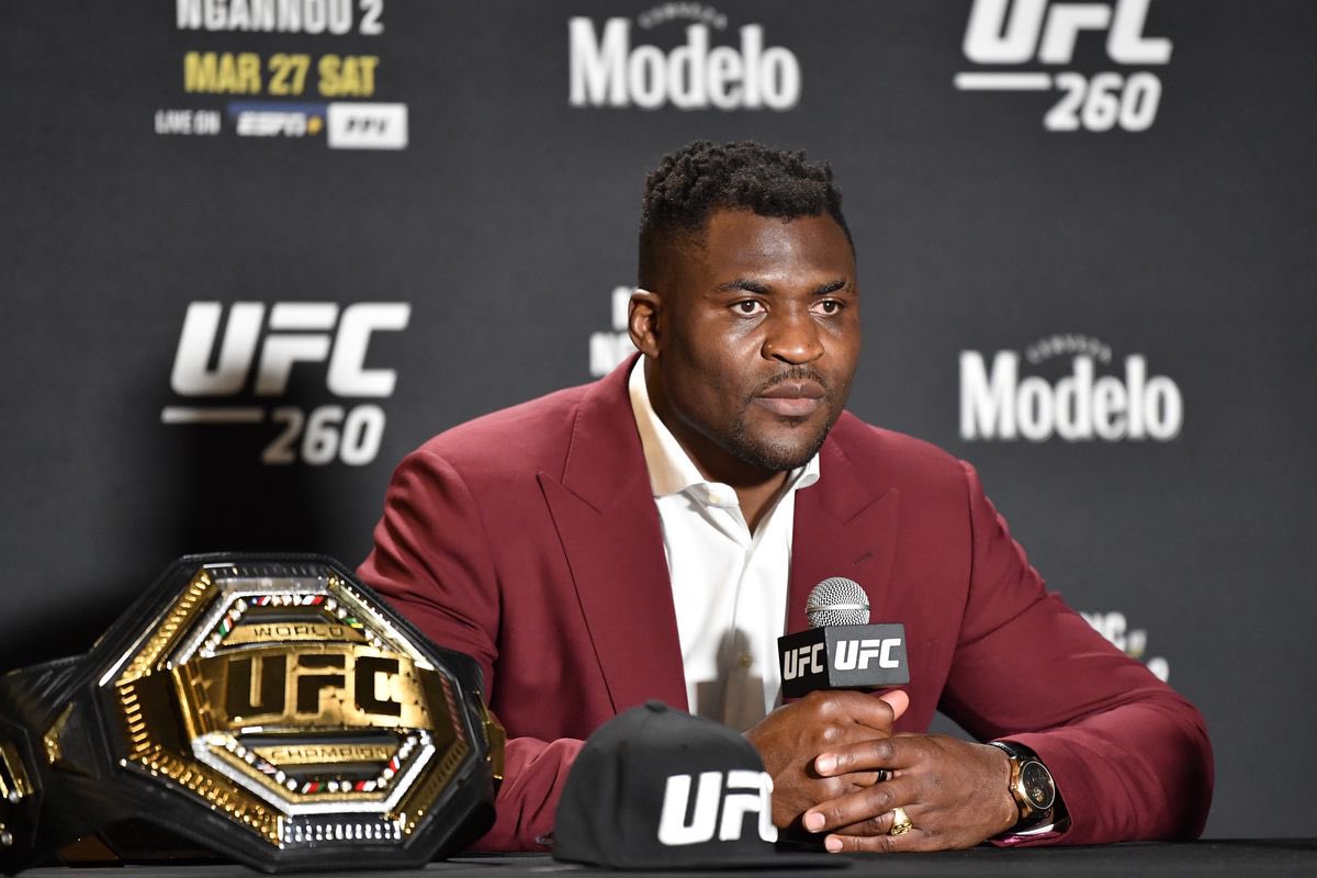 BREAKING: Francis Ngannou has teamed up with Cash App and will be taking 50% of his UFC 270 purse in Bitcoin.

"Bitcoin is the future, and I'm a believer."