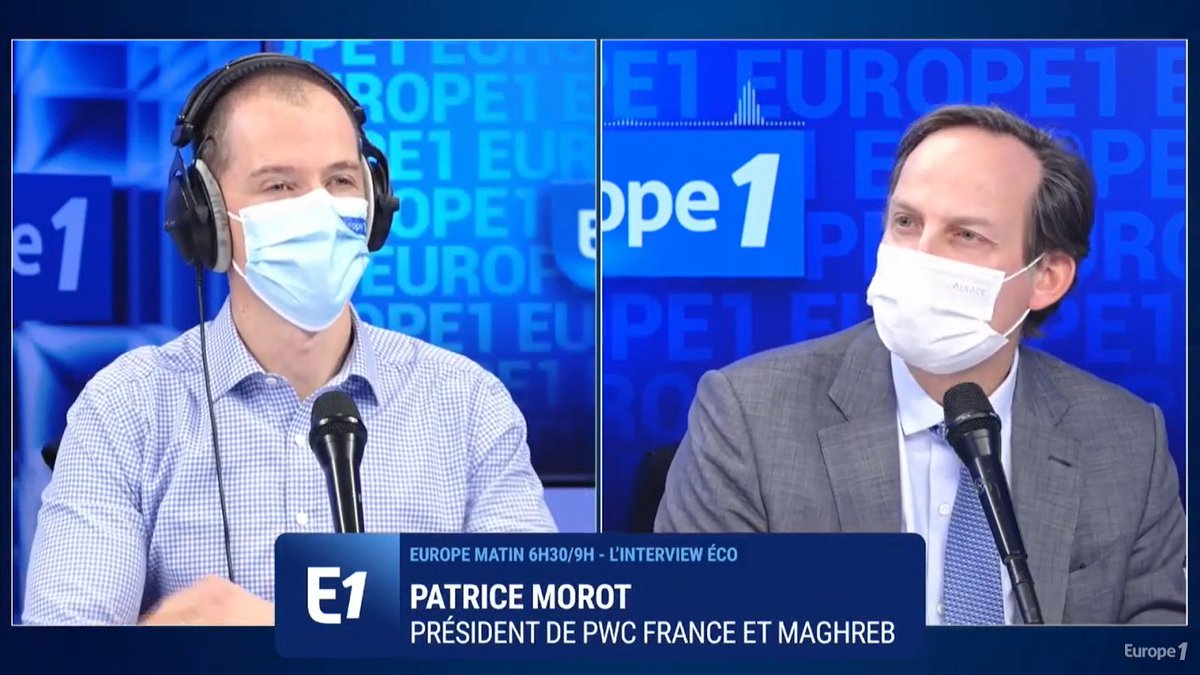 De riches échanges sur <a href="/Europe1/">Europe 1</a> hier avec <a href="/dimitripavlenko/">Dimitri Pavlenko</a> autour de la 25ème édition de la #CEOSurvey de #PwC. L’optimisme des chefs d’entreprise est essentiel pour rétablir la confiance et sortir de la crise.

➡ bit.ly/3nufdes

#TheNewEquation
