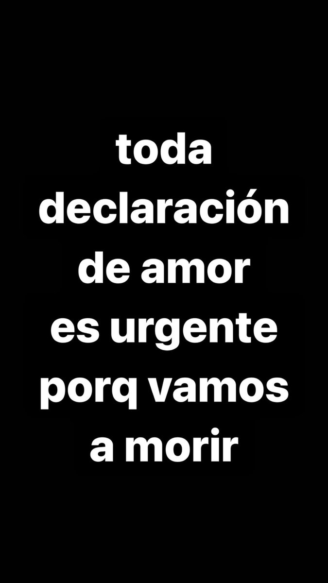 se las dejo pa q se declaren hoy