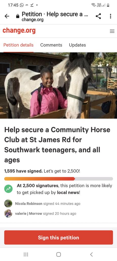 1595 have signed up to support saving and reusing Bermondsey <a href="/SouthernRailUK/">Southern</a>  old stables for Southwark teenagers and all ages..