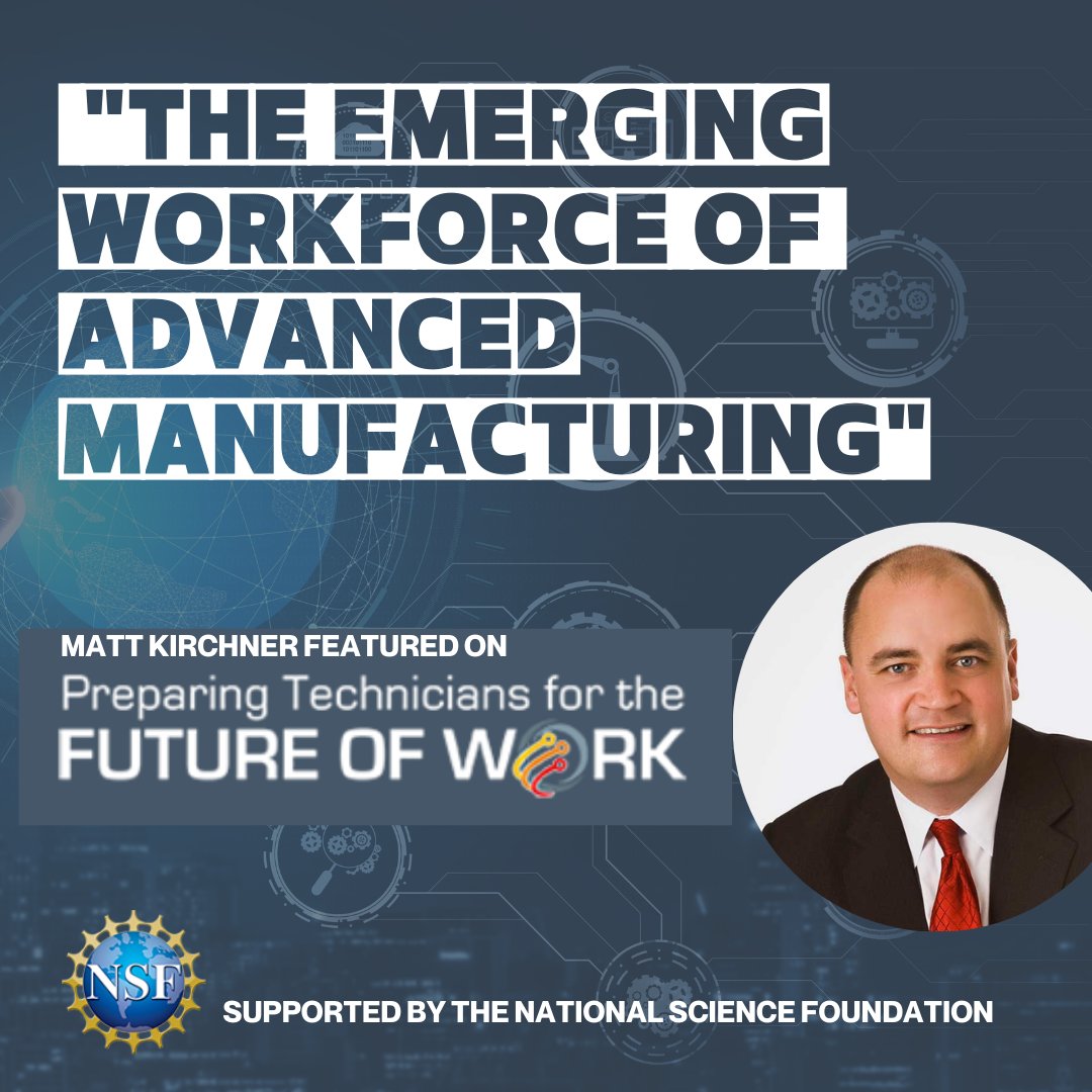 IIoT_Report's tweet photo. What does the future of #AdvancedManufacturing look like? @ATE_PrepTech interviewed international speaker, manufacturing leader and podcast host Matt Kirchner. Listen here: https://t.co/3i5ioJG0bm

@TechEd_Podcast @NSF 

#Manufacturing #IIOT #IoT #AI #Industry40 https://t.co/SMGHpnS8aA