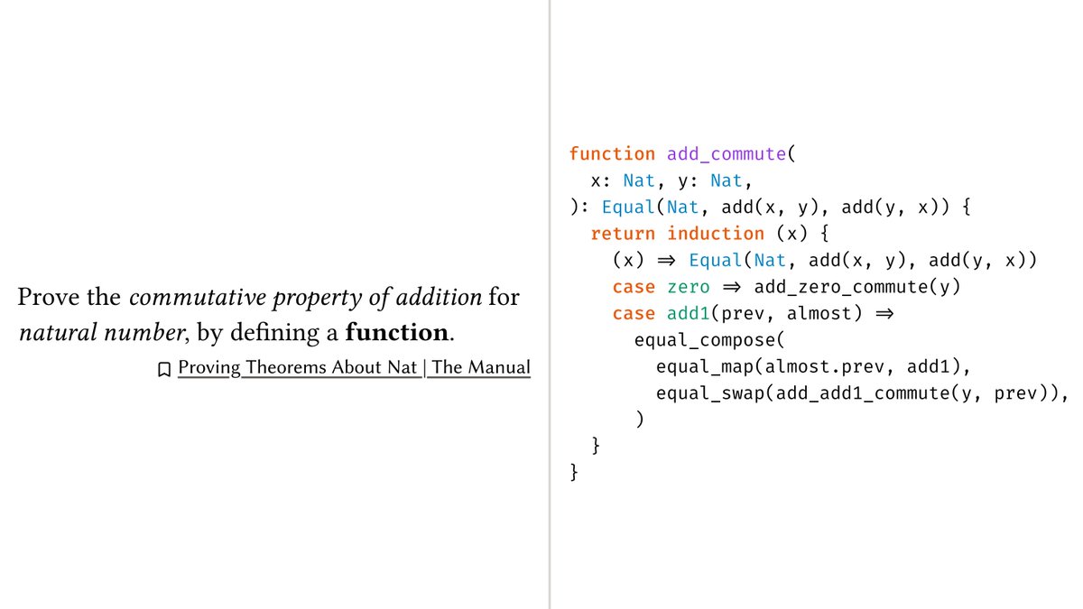 CicadaLanguage's tweet image. Web Developer The Ultimate Math Developer!

Using syntax and idioms that are familiar to every web developer to prove mathematical theorems.

cicada-lang.org

#WebDeveloper #Math #Mathematics

Please retweet.
