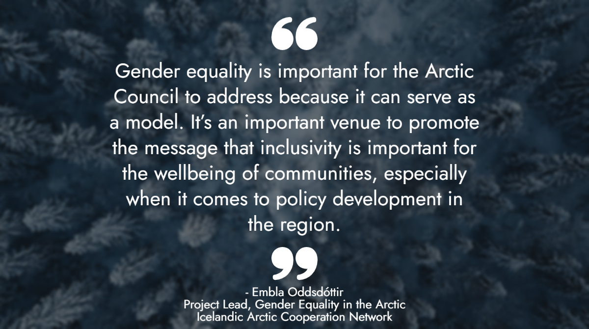 Arctic Council (@arcticcouncil) on Twitter photo What does mobility & migration in the North have to do w/ #genderequality? How can all genders be empowered in the #Arctic? What can we do to improve gender equality in the region? <a href="/SDWG_Chair/">SDWG Chair</a> seeks to answer these questions w/ its <a href="/GenderArctic/">Gender Equality in the Arctic</a> project: arctic-council.org/news/gender-eq⦠What does mobility & migration in the North have to do w/ #genderequality? How can all genders be empowered in the #Arctic? What can we do to improve gender equality in the region? <a href="/SDWG_Chair/">SDWG Chair</a> seeks to answer these questions w/ its <a href="/GenderArctic/">Gender Equality in the Arctic</a> project: arctic-council.org/news/gender-eqā¦
