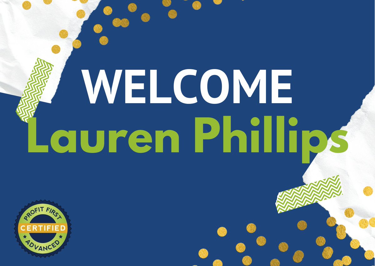ProfitFirstPros's tweet photo. Woohoo! She's joined the pack! Please welcome Lauren Phillips of @thepolishedledger! Here's to more profits in 2022!
#profitfirst #accountant #bookkeeper #entrepreneur #financialcoach #businessconsultant #smallbusiness #profitfirstpros https://t.co/3H8ihbh1Or