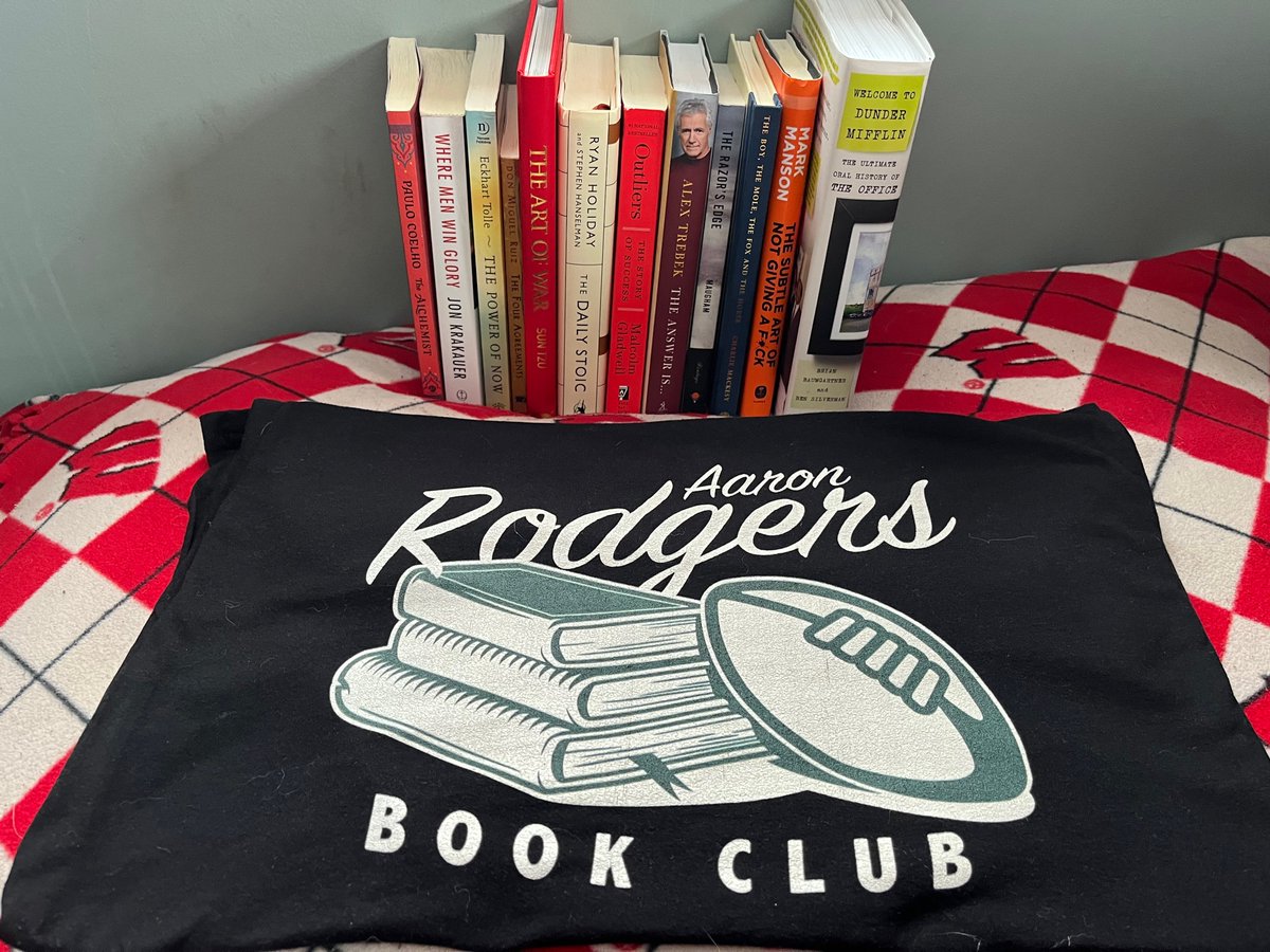 ricky_schiff's tweet photo. THANK YEW @AaronRodgers12
@PatMcAfeeShow #AaronRodgersBookClub
#AaronRodgersTuesday https://t.co/a8cLuEarAQ