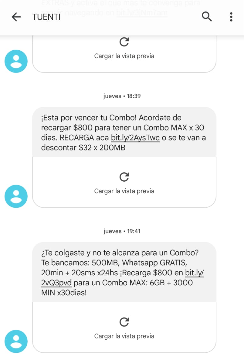 AlcarazLuc's tweet photo. @TuentiAR @LeoBarbato Hola Leonardo Barbato, con @TuentiAR pago $800 y tengo 6GB por mes que nunca termino de gastar, además cuando pasa un mes y se me termina el combo, me aguantan x un dia y despues mientras esté con wifi no necesito renovar el saldo y ahorro mas días https://t.co/Q6e7MZWXsm