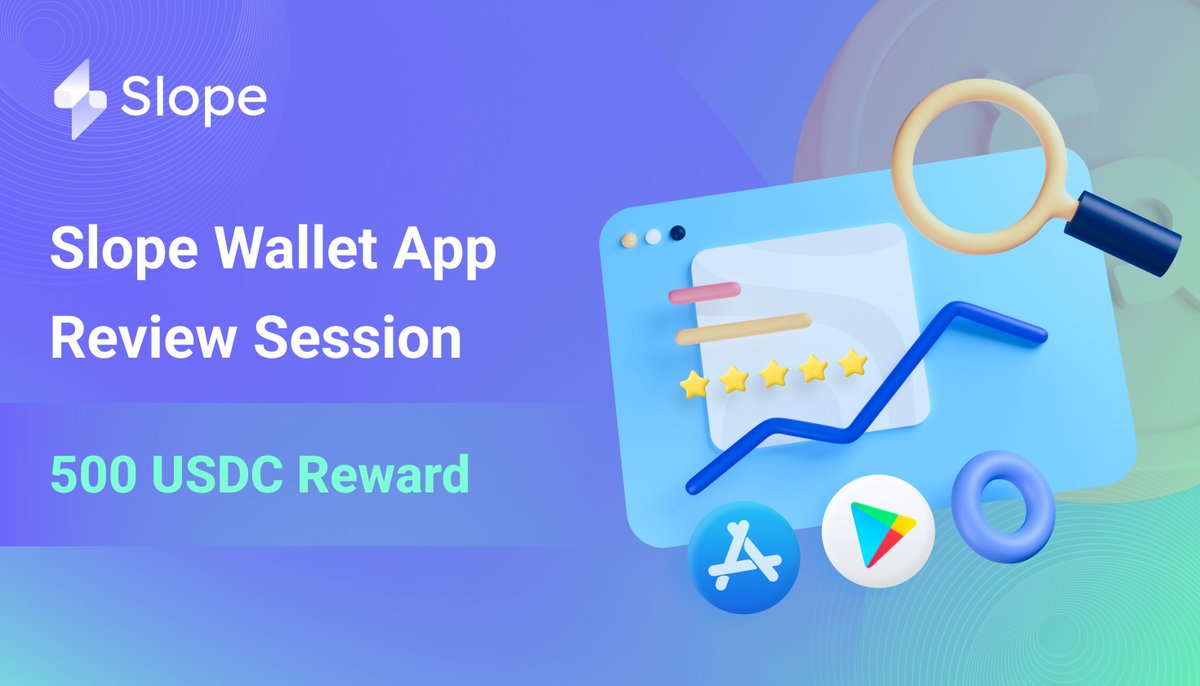 slope_finance's tweet photo. 📝 Slope Wallet App Review Session 2

✅ Follow @slope_finance 
✅ Apple Store ➡️ Slope Wallet ➡️ Submit comments
✅ Google Play ➡️ Slope Wallet ➡️ Submit comments

📍Upload your perceptive comments screenshot in https://t.co/ood5kxY4IU

💰X10 Best share 500USDC

Make a move now! https://t.co/gRYa1SZI1U