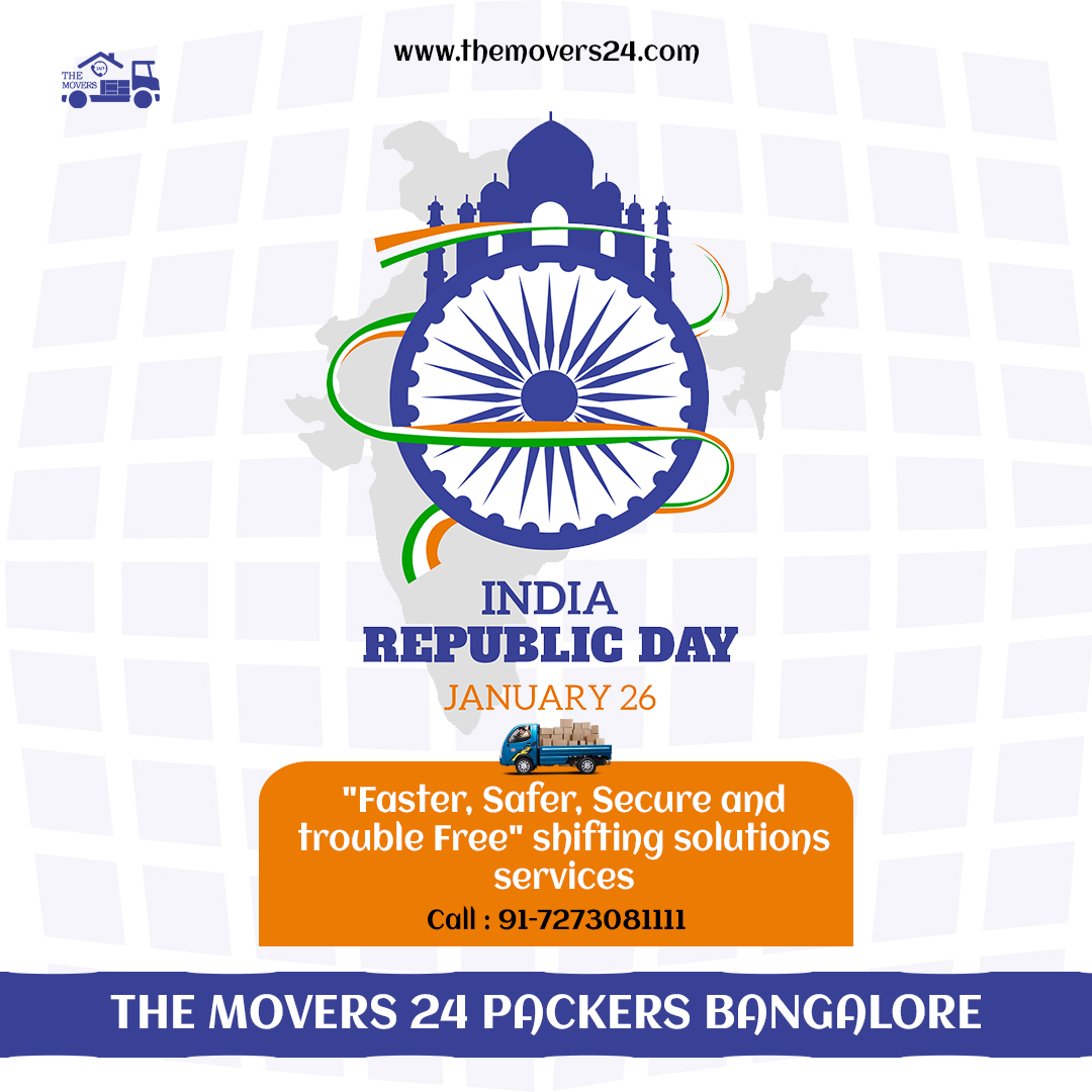 24Themover's tweet photo. Happy REPUBLIC DAY
The Movers 24 Packers Bangalore
Freedom is worth if it makes people happy physically, mentally, socially, and psychologically.
packers and movers Whitefield
#logistics #furniture #bangalore #shipping #india #bangaloredays #bangaloreblogger  #republicday https://t.co/fBQmpX5Wdj