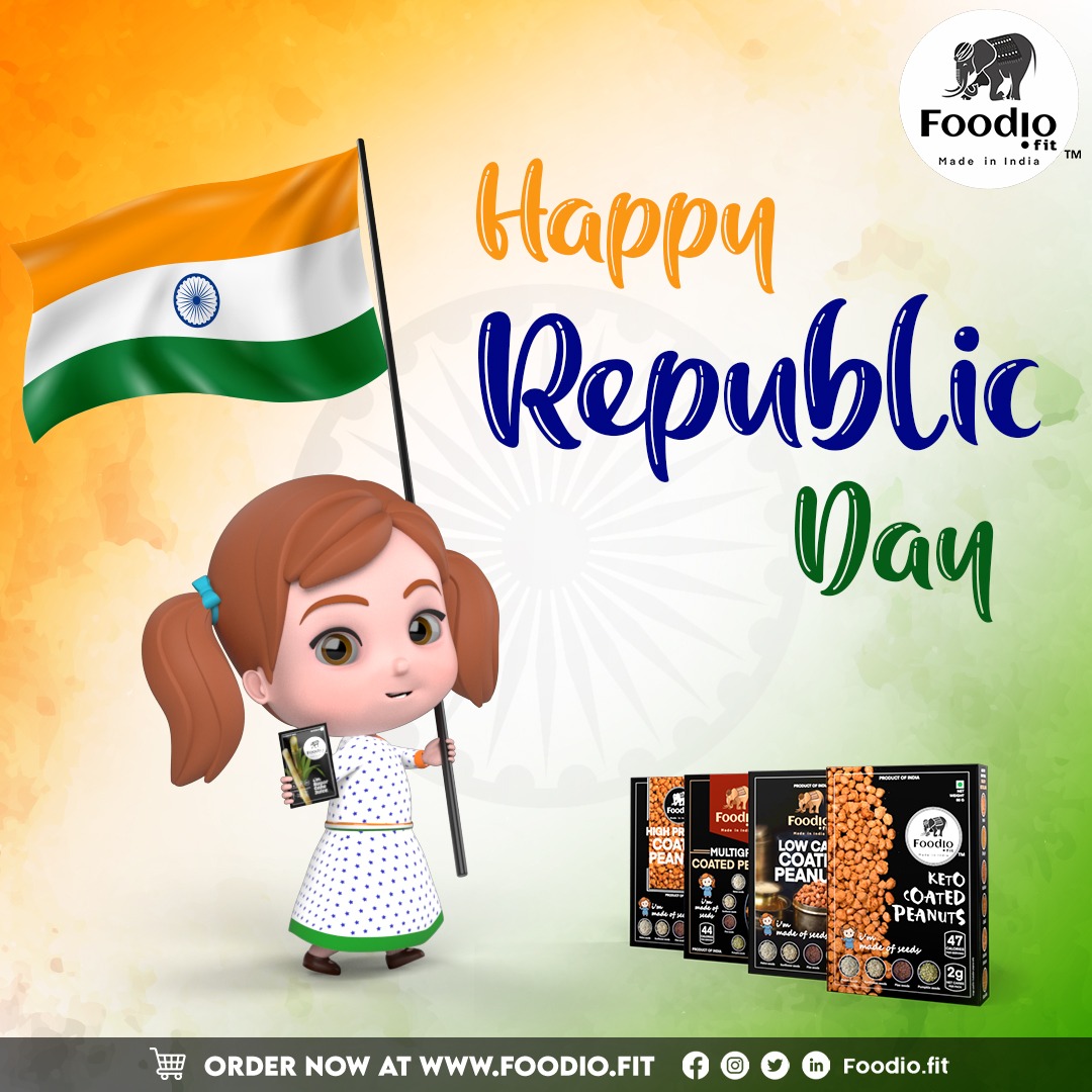 Foodiofit's tweet photo. Happy Republic Day #india. This #republicda pledge to choose health . Unjunk your pantry today with healthy food choices. Choose health Choose https://t.co/GHXTTBv4k9 

#foodioforlife #happyhealthybinging #republicday #india #madeinindia🇮🇳 https://t.co/7DC5ny7gJb