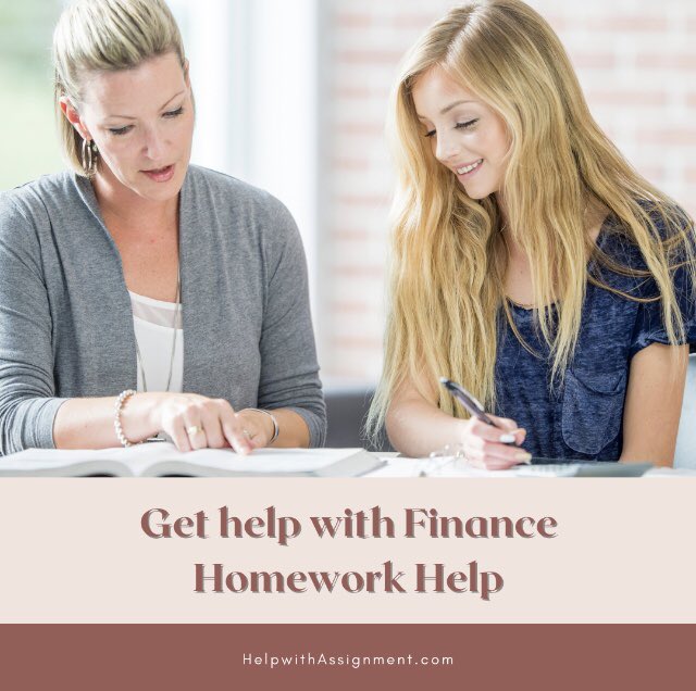 Help_Homework's tweet image. HelpwithAssignment.com is the most popular education assistance portal which provides best quality finance assignment help to the students.
helpwithassignment.com/finance-assign…
#financeassignmenthelp #financehomework #financehelp #financeassignment
