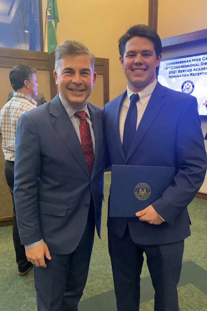 It is an honor to receive a congressional nomination from <a href="/RepMikeCarey/">Congressman Mike Carey</a> 
<a href="/PLSD/">Pickerington Schools</a> <a href="/PHSC_Tigers/">Pickerington HS Central</a> <a href="/USAFA/">USAFA News</a> <a href="/Valdez4419David/">David Valdez</a>