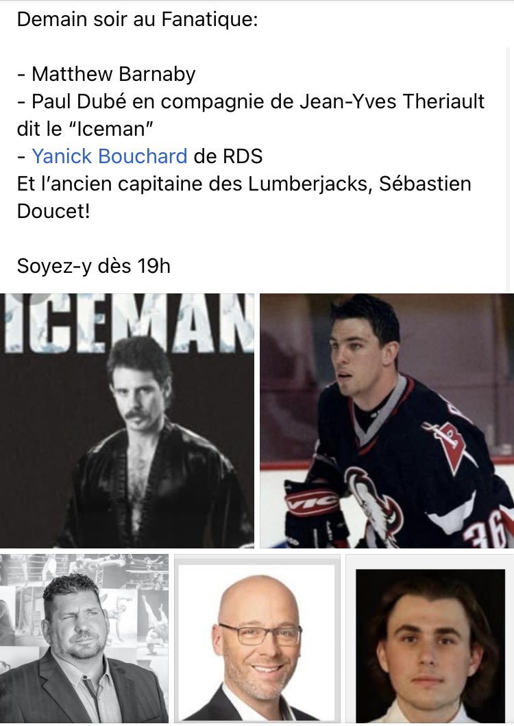 Gros show demain soir, soyez-y!!