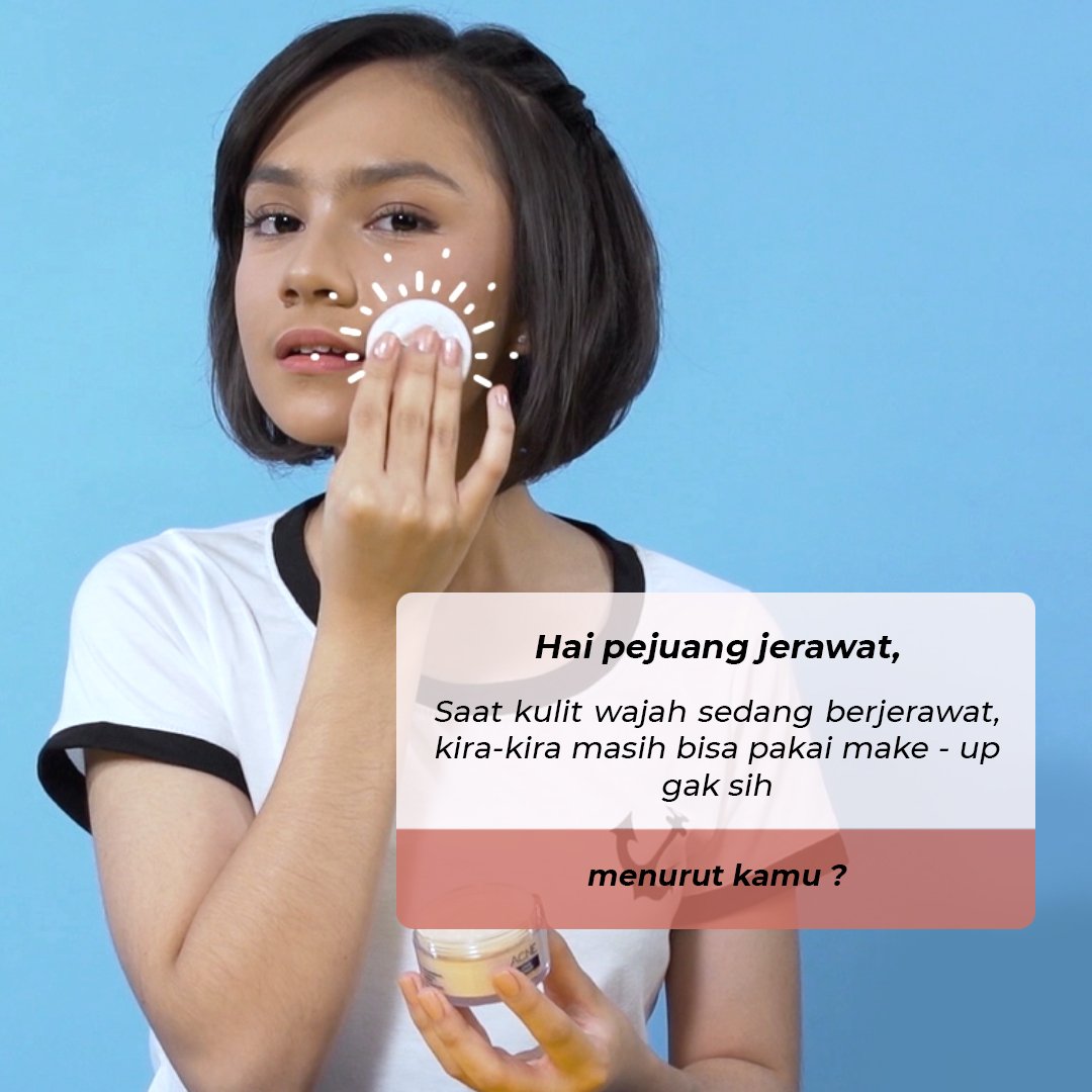 LATULIPE_COSM's tweet photo. Kira kira kalau lagi berjerawat, masih boleh pakai make up gak si? Gimana menurut kalian, Girls?✨
.
#acnefighter #acneseries #latulipecosmetiques https://t.co/tXN5xPza6y