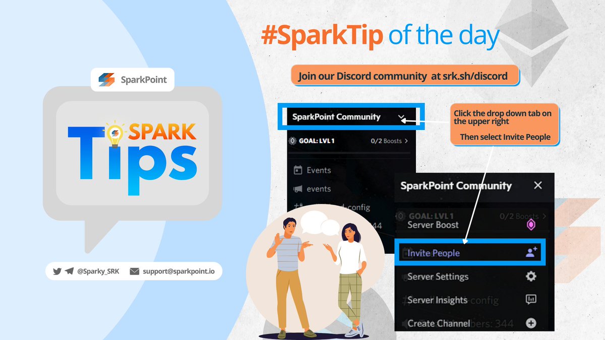 sparkpointio's tweet image. Did you know? ๐ค
When you're one of our #Discord channel members, you have the chance to win prizes! ๐คHow?
Here's one of the activities, the Community Raffle. ๐You need to follow some easy instructions to qualify!
#SparkTips #SparkPoint