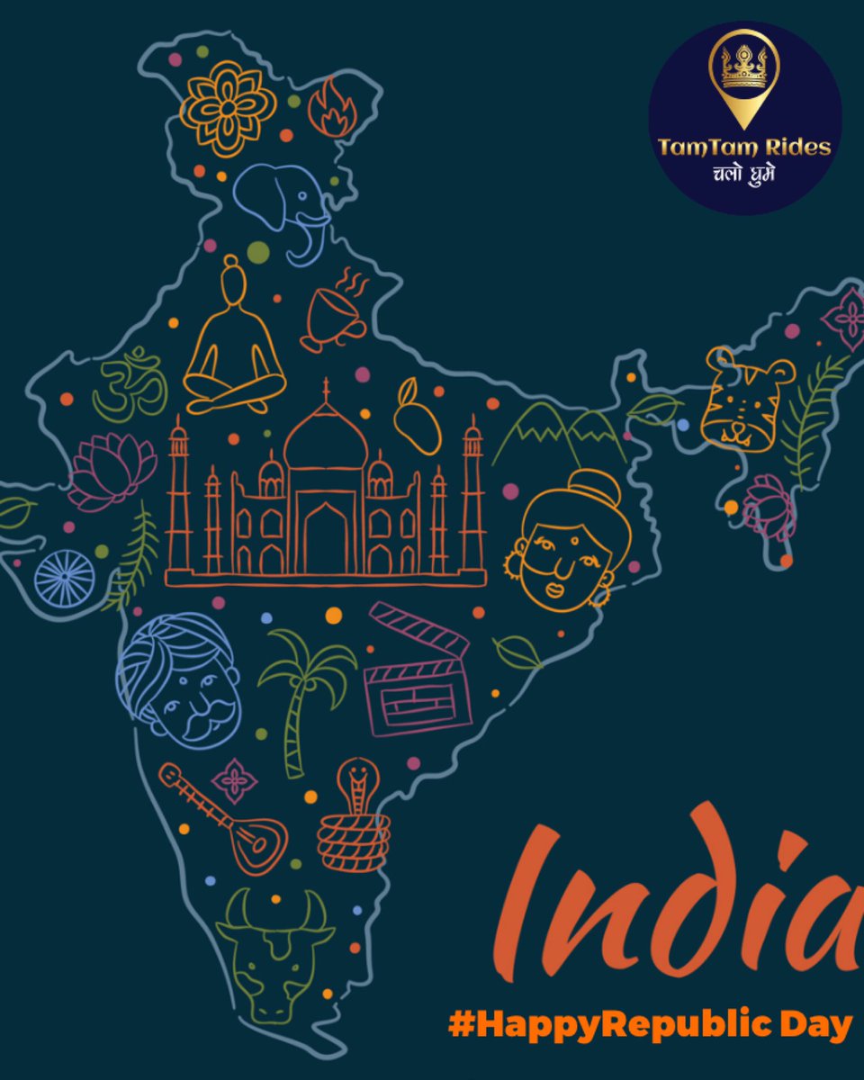 tamtamrides's tweet photo. Unifying the wide variety of cultural diversity. #onenation #republicday #73rdrepublicday #tamtamrides https://t.co/1K7By10Q55