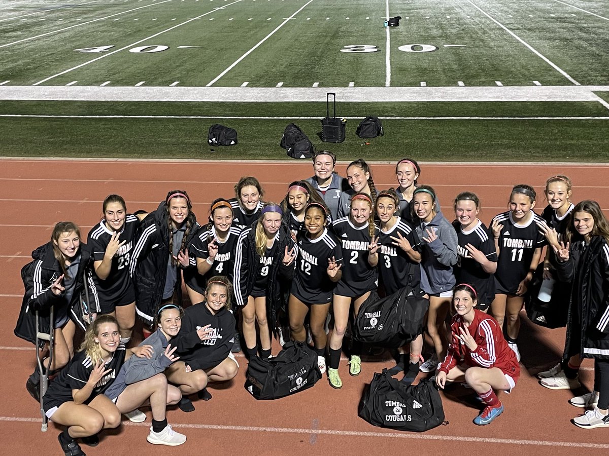 What a game! Battle of Tomball goes to YOUR Lady Coogs. 4-1 over a tough <a href="/TMHS_GSoccer/">TMHS Lady Wildcat Soccer</a> 
⚽️own goal
⚽️<a href="/kendall_hall04/">Kendall Hall</a> 
⚽️<a href="/karlygershon/">karly</a> 
⚽️Kaidence D
🅰️Emily F
🅰️<a href="/Ximehammeken/">Xime</a> 
❤️🤍⚽️#asone T&gt;am