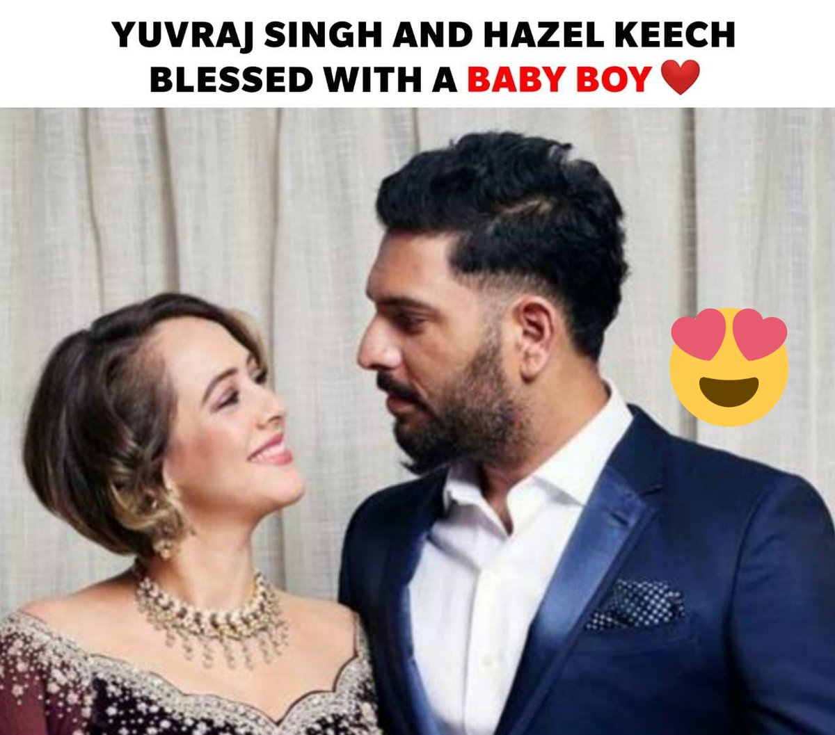 #HazelKeech &amp; #YuvrajSingh welcome home a baby boy #LittleYuvraj
Congrats ❤
<a href="/YUVSTRONG12/">Yuvraj Singh</a> <a href="/hazelkeech/">Hazel Keech</a>