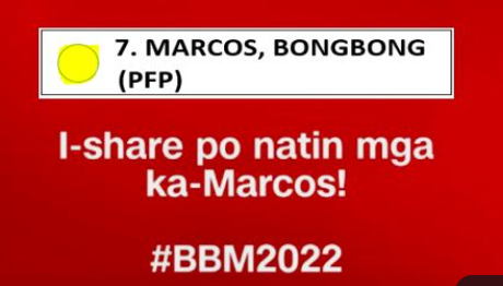 Eto po ang tama sa UNAHAN ng NAME ni MARCOS ang SHADE.. careful po sa mga gustong una pa man, nag iisip ng magnakaw ng boto... haisss MGA PINKLAWAN TALAGA... gumagawa na naman ng DEVIL MOVE...
#GoBBM
#BBMIsMyPresident2022