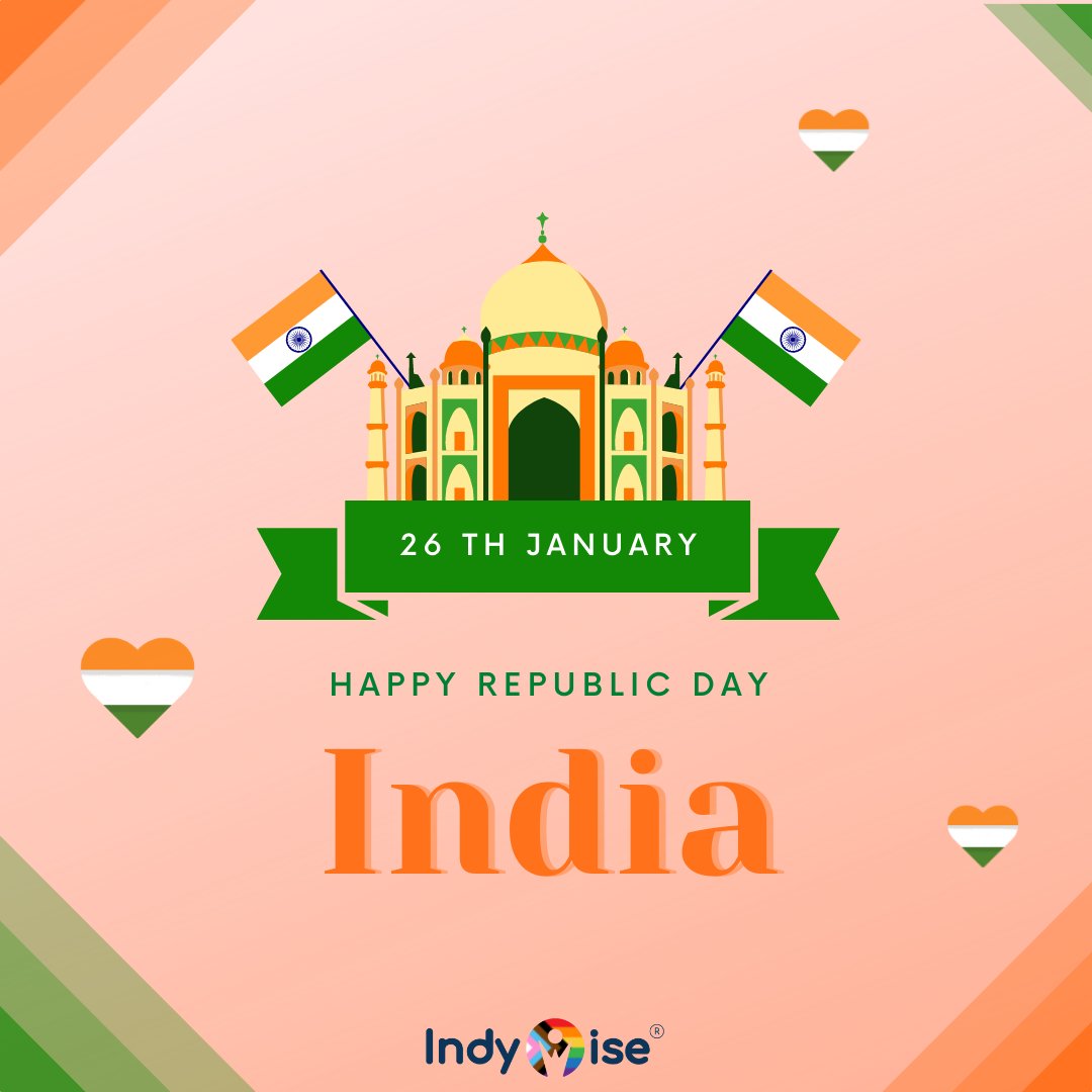 indywiser's tweet photo. Happy Republic Day!!!

#republicday #india #73rdrepublicday https://t.co/i32L73EPk3