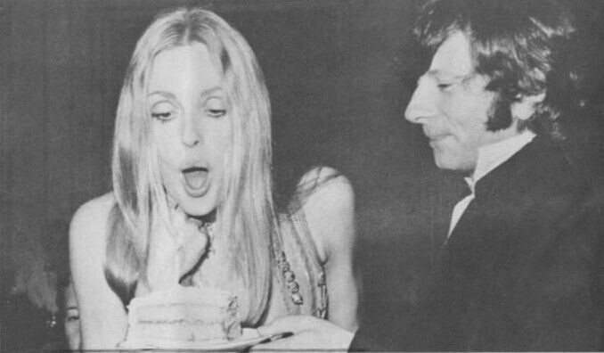 StarforSharon's tweet photo. Sharon Tate celebrating her 26th Birthday on January 23rd, 1969 — this was during the afterparty for the London premiere of Roman Polanski's "Rosemary's Baby." https://t.co/VoTdiH8y8C