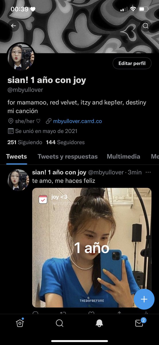 mbyullover's tweet photo. 1 año c joy ;( https://t.co/YrmT0W11w0
