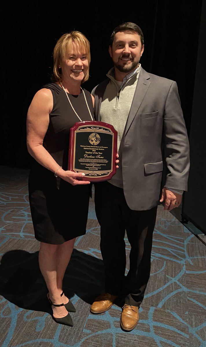 Congrats to <a href="/DestinDolphins/">Destin Elementary</a> Darlene Tums! She was recognized tonight alongside all <a href="/OCSD1/">Okaloosa Schools</a> 2023 TOY recipients at this years banquet! Proud to have you represent our staff! Thank you <a href="/mdchambers25/">Marcus Chambers- Superintendent of Schools</a> for a great event and @RepMattGaetz for honoring the deserving teachers of Okaloosa!