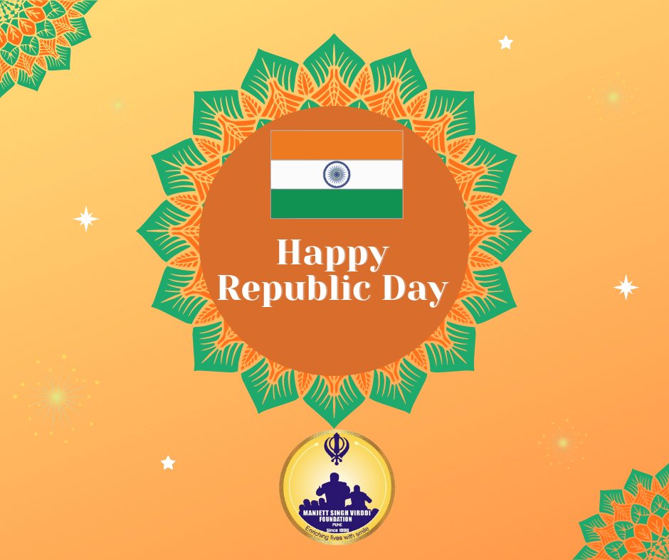NGO_MSVF's tweet photo. Happy Republic Day 🇮🇳

#HappyRepublicDay2022 #ProudIndian #happyrepublicdayindia #Republicday2022 #republicdayparade #republicdaycelebration  #lovefornation #JaiHind #MSVF https://t.co/Lw6ltX9QeL