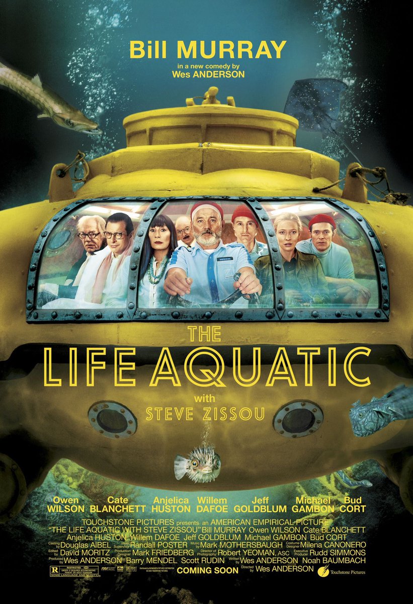WalkinDude78's tweet photo. #NowWatching This movie! I ain’t typing all that out! It came out in 2004 though. Honestly I would have saved time if I just typed the whole thing out the first time and OMG these edibles ain’t playing. #movies #fishstuff #subs #BillMurray https://t.co/awnQH7MIMJ