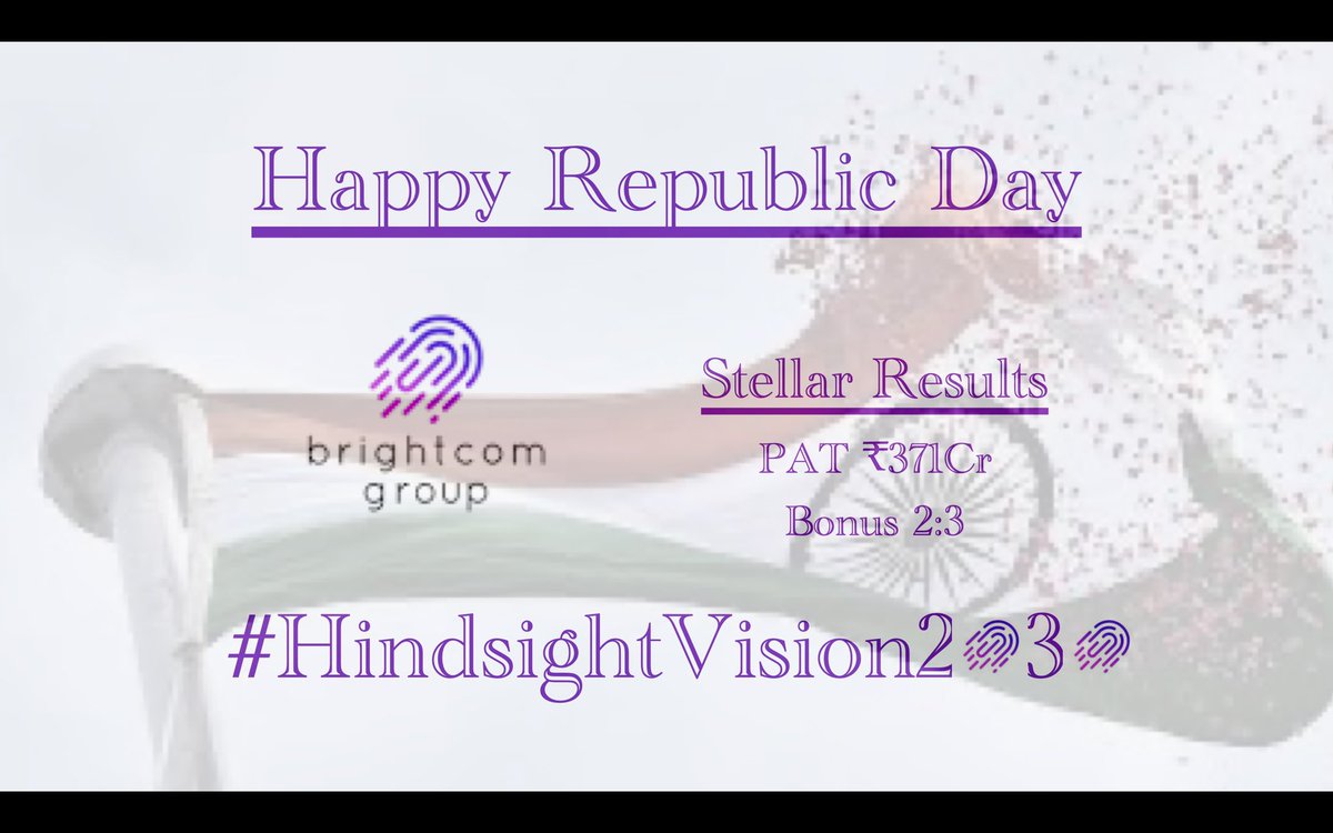 BiTW_SS's tweet photo. #HappyRepublicDay🇮🇳
Hope you all liked the gift/reward of #Shareholding by #OurCompany on the Eve of the #RepublicDay 😇 #SharingWealth🙏🏼😍 https://t.co/6O1nIxaTDq