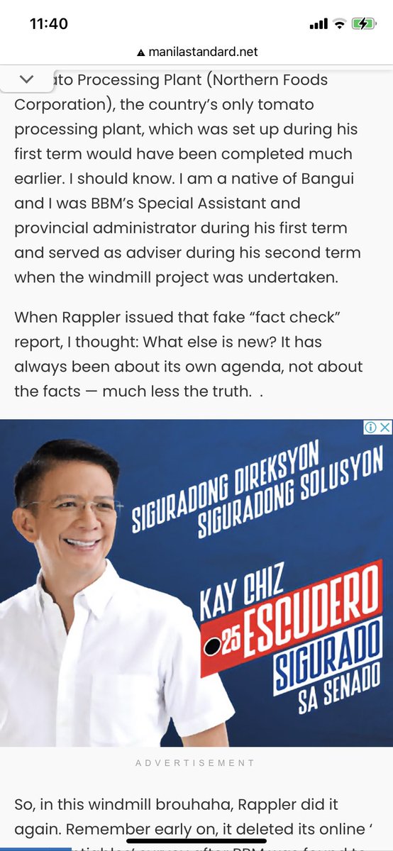 TheEdge202111's tweet photo. @casey_jones2022 @beckymaryaguila @GilbertCRemulla Read read read so you won’t be mislead with manipulated news from Rappler! https://t.co/wbf0GQoHjj