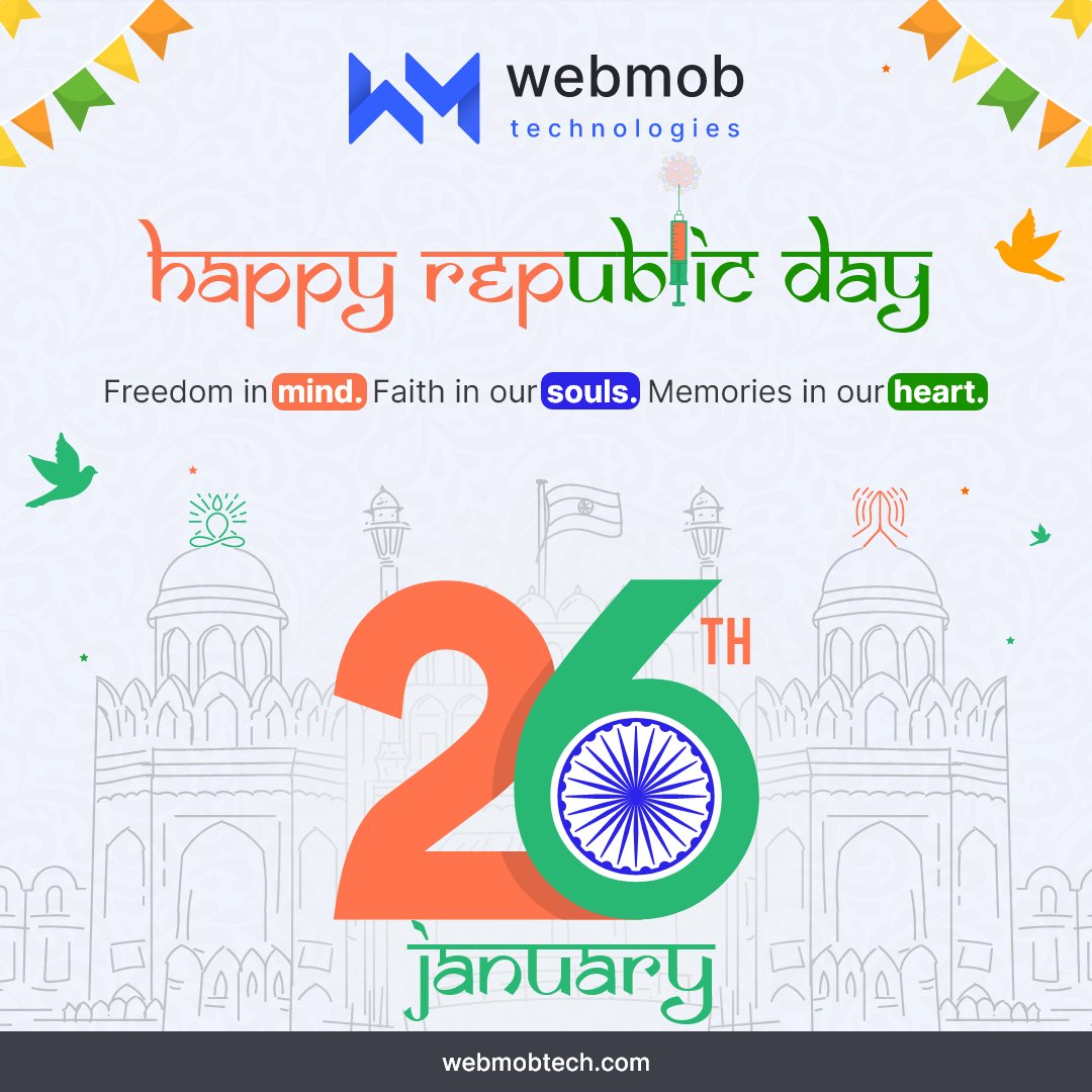 webmobtech's tweet image. Happy Republic Day 🇮🇳🇮🇳

#republicday2022 #republicnation #Indiarepublic #republicnation #happyrepublicday #freenation #freedom #faith #justice #Indianrepublic