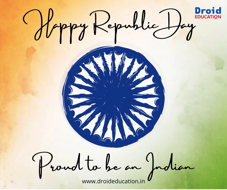 DroidEducation's tweet photo. Happy 73rd Republic Day !!

#happyrepublicday2022 https://t.co/HbqdBjWeC3