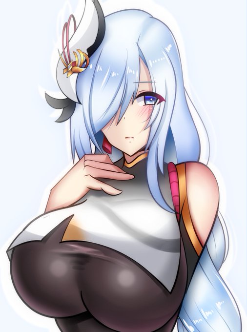 原神の申鶴さんを自分流に描いてみました。
原神の中でもトップクラスのサイズですよね… 