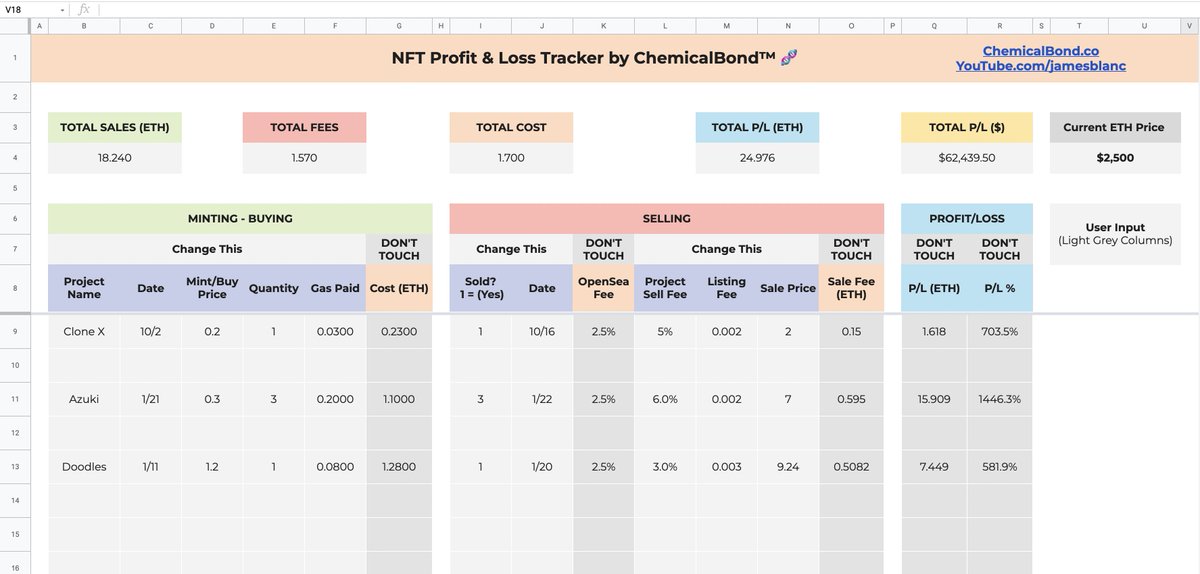 foundblanc's tweet photo. gn. This saved me a few thousand dollars *and some headaches* over the last few months. 

It helps you track your NFT Proffit/Loss in a simple, easy-to-use dashboard.

We just updated v2.34. Have fun. 😉

https://t.co/Q8YtbdsrG5 https://t.co/HzeqdWFgax