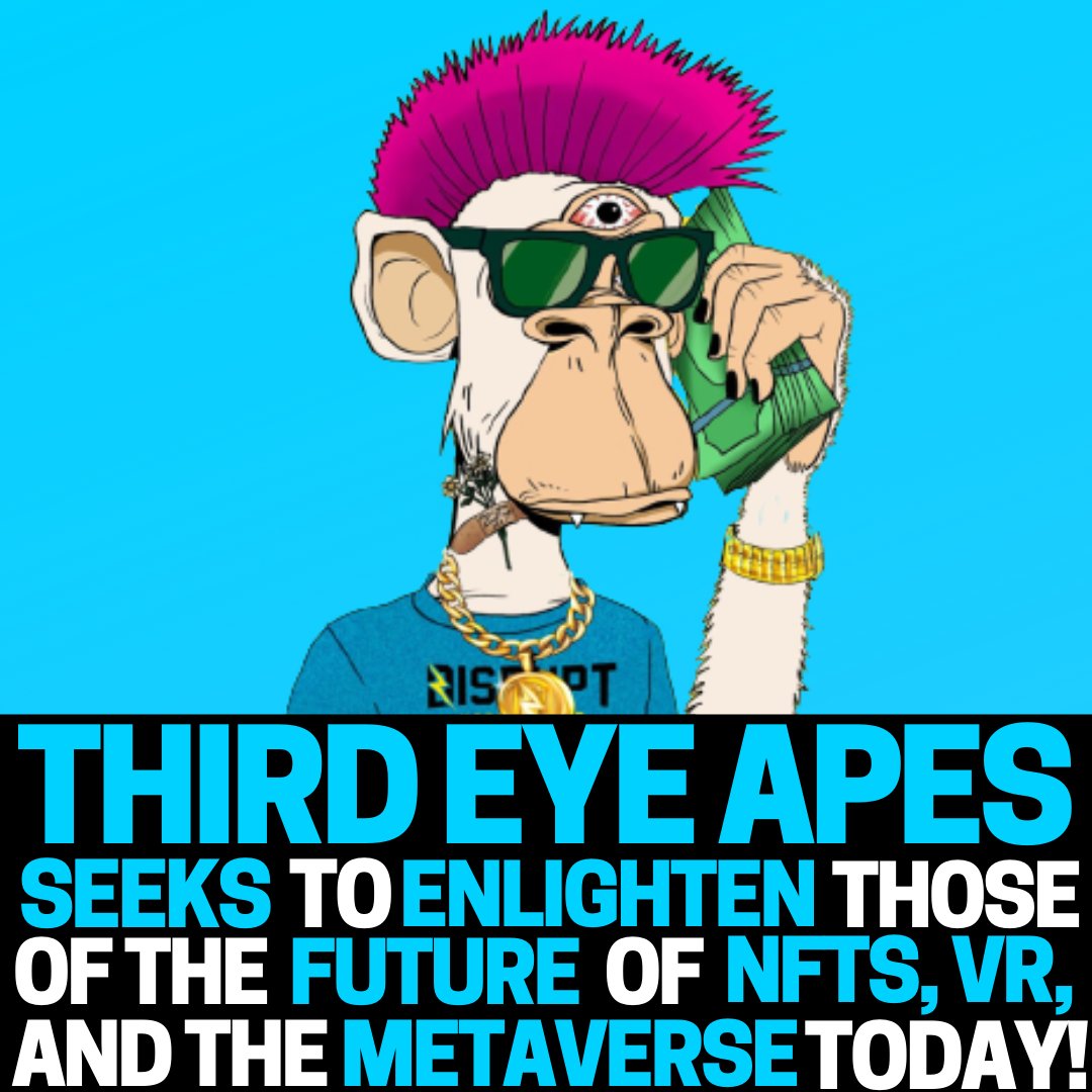ThirdEyeSociety's tweet photo. Are You Ready For The Future Of Technology?

🙋‍♂️We Are Here To Help And Enlighten You On What Will Be The Next Big Technology Development...Join Us Today!

🚨Only Use Official Links To Mint🚨 

#future #investment #NFT #newworld #educateyourself #thirdeyeapes https://t.co/7eav4U1cc4