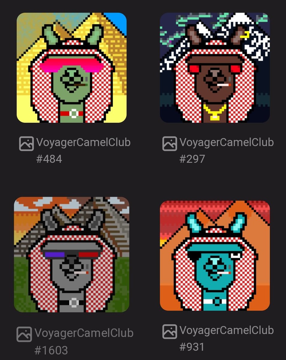 <a href="/kingsman_millar/">Nerdy Kingsman</a> <a href="/coingecko/">CoinGecko</a> <a href="/RowdyRamsNFT/">Rowdy DAO | Rams + Lambs</a> <a href="/VoyagerCamels/">We have moved !!</a> <a href="/VoyagerCamels/">We have moved !!</a> is a low fp play .04 fp .01 mint. Many rowdy rams in it and bringing that ram energy to the camels!! DAO set up.. bringing that alpha in there too!Hump hump