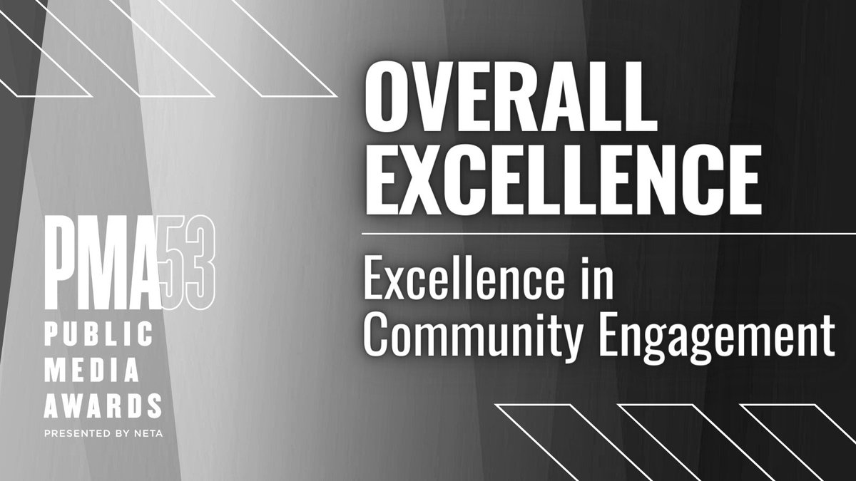 NETA_Tweets's tweet photo. Congratulations to @wetatvfm for receiving the Public Media Award for Excellence in Community Engagement for Well Beings Youth Mental Health Tour #PMA53 https://t.co/AHxl8LImwx