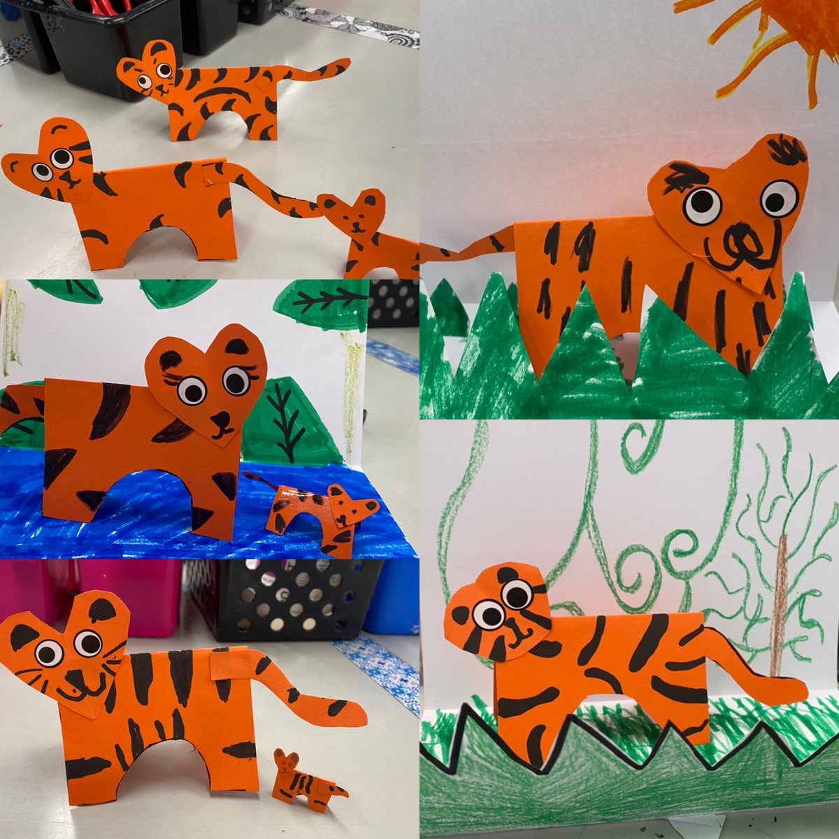 Grade 1 artists are getting ready for #theyearofthetiger #cny2022 #sasedu #sasart #studioc100