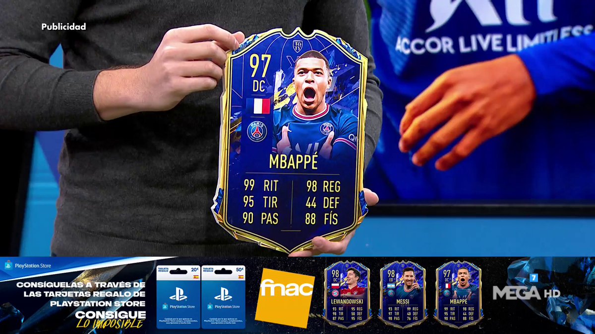 elchiringuitotv's tweet photo. 🚨 SORTEAZO CARTAS TOTY 🚨 

¿Quieres el TOTY en carta física de LEWANDOWSKI, MESSI o MBAPPÉ de FIFA Ultimate Team ?

▶️Haz RT y comenta con #ChiringuitoPSPlus qué carta quieres 
▶️Sigue a @PSPlusES y a @elchiringuitotv

Hasta el 31/01 a las 13h

BL: https://t.co/IpWxszlIuC https://t.co/Ac8LvaQhyt