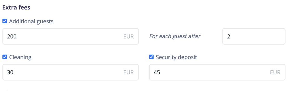 MyrorHQ's tweet photo. #changelog January 17th-23rd updates.

Advanced Pricing options: when choosing the Price per guest pricing, you can add extra fees for additional guests.
👉 https://t.co/ugqnYEhXhL https://t.co/GAeZZvW0Lr