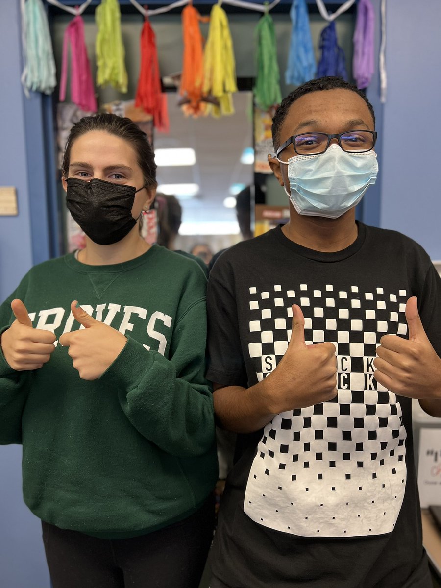 mollygezony's tweet photo. Proud of these two for being part of the strategic plan student focus group! Love how they are using their voices to help make Groves better ๐ #theGROVESway #InclusionMatters @DrSmithGroves https://t.co/yp9jwJAwSO