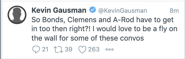 PavlovicNBCS's tweet photo. A lot of baseball writers should spend more time talking to baseball players https://t.co/A5KeKzyanE
