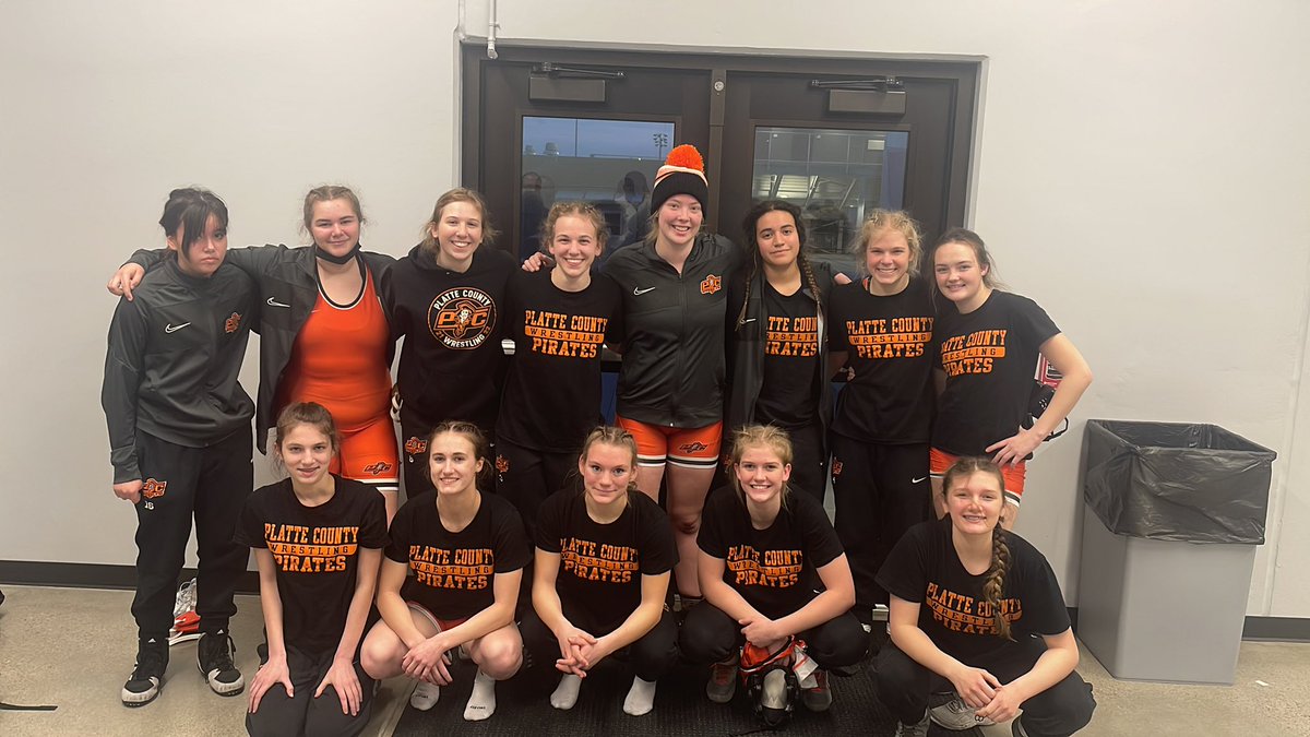 Your Lady Pirates are the Suburban Blue Conference Champions! The first team to do it for Platte County! History is made tonight!