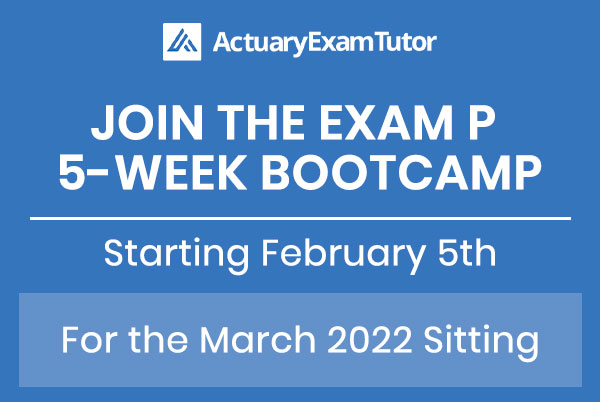 ActuaryTutor's tweet photo. A live program providing the necessary hands-on teaching, coaching, and exam guidance for students to master their Exam P problem solving over the final 5 weeks leading into the March exam sitting,
https://t.co/dxNTEliLhZ
#p #examp #exampsitting #probability #exampbootcamp https://t.co/9bSsbEcbb2