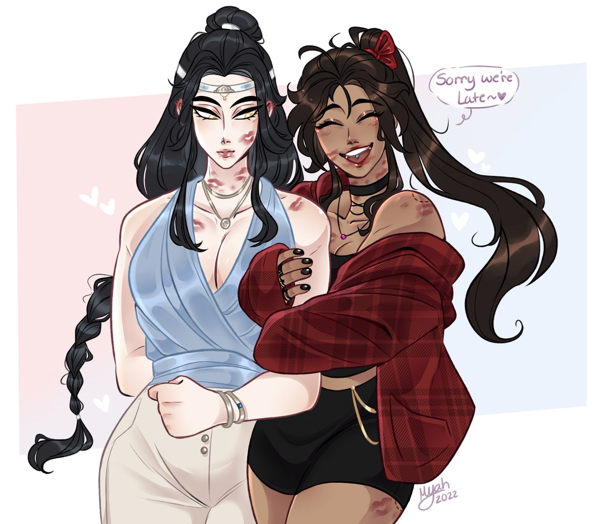edgy_on_purpose's tweet photo. 🚫Cw: Cisswap/Genderbend ♡ wlw wangxian 

Wonder what they've been up to 🤔
#MDZS #WangXian https://t.co/m0ikX2nPOP
